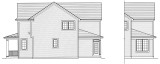 Traditional House Plan - Drexel 31991 - Right Exterior