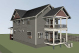 Bungalow House Plan - 32100 - Rear Exterior