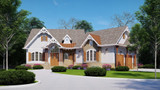 European House Plan - New Land Cottage 32235 - Front Exterior
