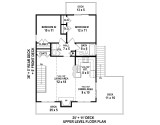 Secondary Image - Traditional House Plan - 32325 - 2nd Floor Plan