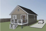 Cottage House Plan - 32333 - Left Exterior