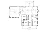 Country House Plan - Lowe Branch 32347 - 1st Floor Plan