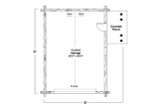A-Frame House Plan - Aspen 32503 - 1st Floor Plan