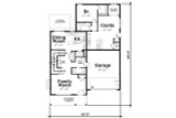 Cape Cod House Plan - Westerly Creek 32520 - 1st Floor Plan