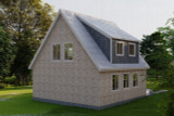 Craftsman House Plan - Wright 32535 - Rear Exterior