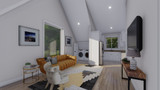 Craftsman House Plan - Wright 32535 - Living Room