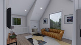 Craftsman House Plan - Wright 32535 - Living Room