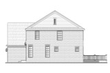 Colonial House Plan - Bonnell 32758 - Right Exterior