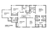 Secondary Image - Colonial House Plan - Bonnell 32758 - 2nd Floor Plan