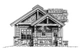 Lodge Style House Plan - Little Rock 32770 - Left Exterior