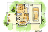 Lodge Style House Plan - Little Rock 32770 - 1st Floor Plan