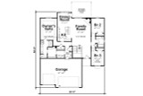 Traditional House Plan - Jensen Place 32836 - 1st Floor Plan