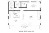 Secondary Image - Modern House Plan - Hilltop Ridge 32838 - 2nd Floor Plan