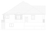 Traditional House Plan - Caldwell 33222 - Left Exterior
