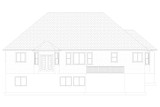 Traditional House Plan - Caldwell 33222 - Rear Exterior