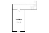 Traditional House Plan - Caldwell 33222 - Bonus Room