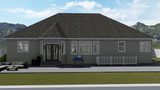 Traditional House Plan - Caldwell 33222 - Rear Exterior