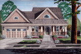 Contemporary House Plan - The Soltaire 33224 - Front Exterior