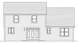Contemporary House Plan - The Soltaire 33224 - Rear Exterior