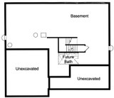 Contemporary House Plan - The Soltaire 33224 - Basement Floor Plan