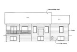 Secondary Image - Craftsman House Plan - 33274 - Rear Exterior