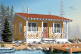 Cottage House Plan - Gone Fishin 33281 - Front Exterior