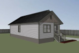 Cottage House Plan - 33391 - Left Exterior