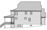 Traditional House Plan - The Applewood 33488 - Left Exterior