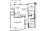 Prairie House Plan - 33613 - 1st Floor Plan