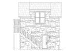 European House Plan - Bridle Path 33700 - Left Exterior