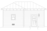 Traditional House Plan - Pass Christian 34016 - Left Exterior