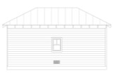 Traditional House Plan - Pass Christian 34016 - Right Exterior