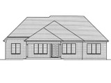 Secondary Image - Traditional House Plan - Amherst 34046 - Rear Exterior