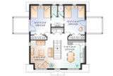 Country House Plan - The Hillock 34057 - 2nd Floor Plan