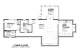Craftsman House Plan - Beechcrest 34131 - Basement Floor Plan