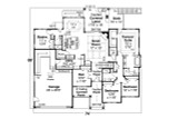 Craftsman House Plan - Mossy Point 34338 - 1st Floor Plan