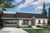 Traditional House Plan - Prairieside 34397 - Front Exterior
