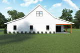 Secondary Image - Farmhouse House Plan - 34410 - Rear Exterior