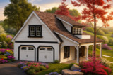 Craftsman House Plan - Garage 34483 - Front Exterior