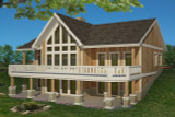 Craftsman House Plan - 34493 - Rear Exterior