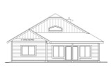 Secondary Image - Bungalow House Plan - 34500 - Rear Exterior