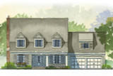 Cape Cod House Plan - Auburn 34554 - Front Exterior