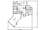 Craftsman House Plan - Blue Hill Timbers 34574 - 1st Floor Plan