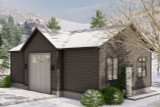 Secondary Image - Farmhouse House Plan - Tyson 34780 - Rear Exterior