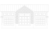 Farmhouse House Plan - Tyson 34780 - Front Exterior