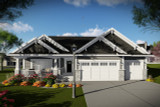 Ranch House Plan - 34782 - Front Exterior