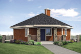 Prairie House Plan - Thimbleberry 34830 - Front Exterior