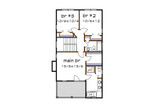 Craftsman House Plan - 34870 - 2nd Floor Plan