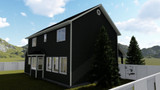 Craftsman House Plan - Alder 34956 - Rear Exterior