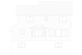 Craftsman House Plan - Alder 34956 - Rear Exterior